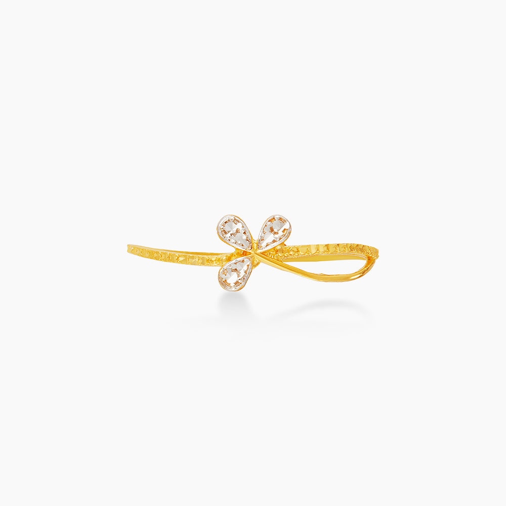 916/22K Yellow and White Gold Ring 6200077YW