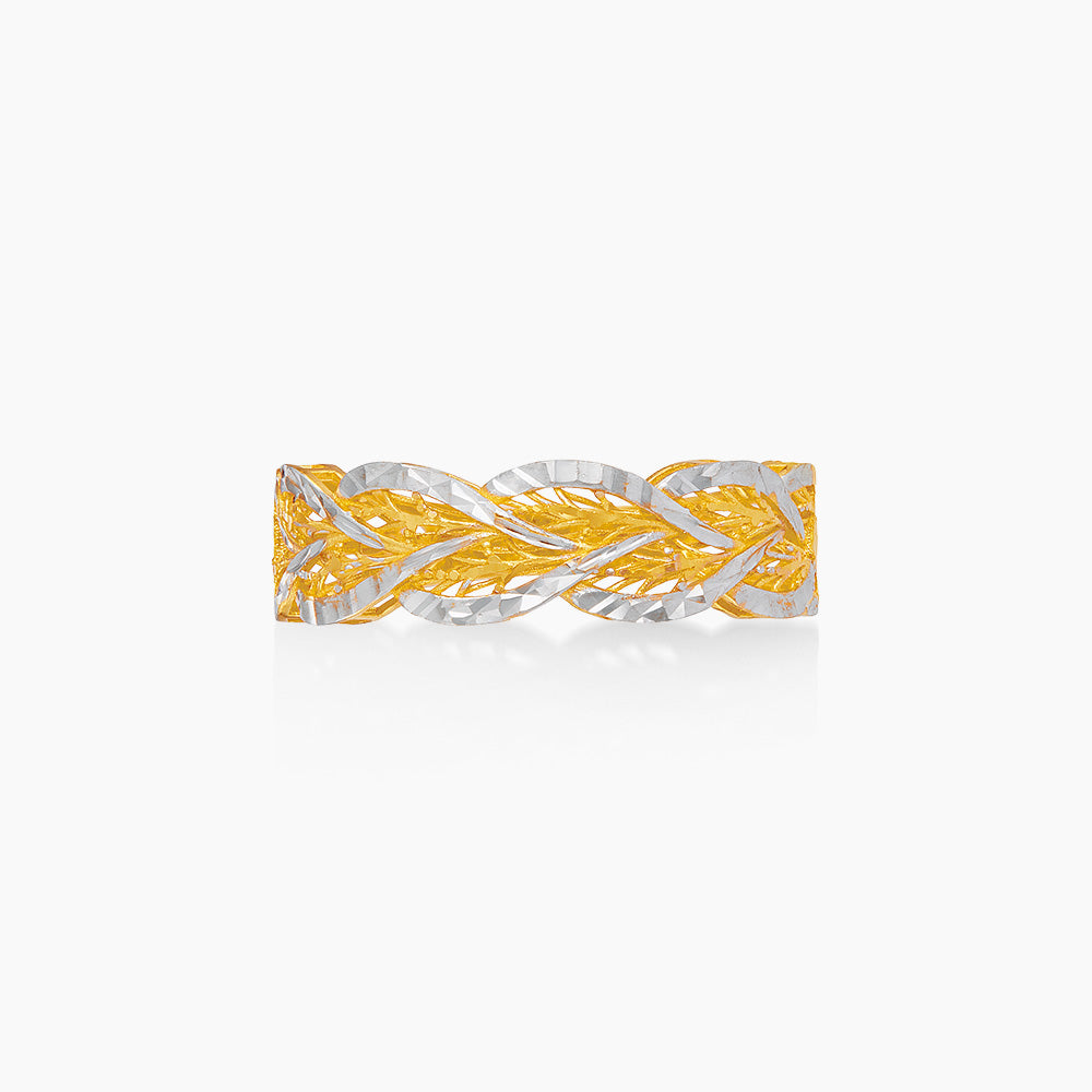 916/22K Yellow and White Gold Ring 6200141YW