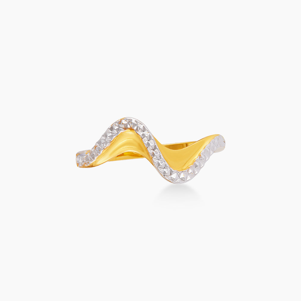 916/22K Yellow and White Gold Ring 6200148YW
