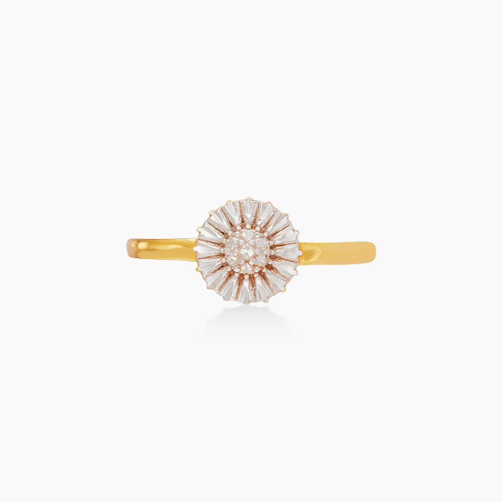916/22K Yellow and White Gold Ring 6200228YW