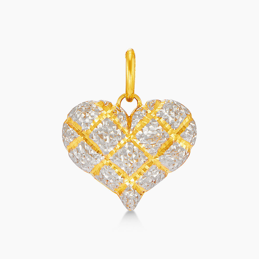 916/22K Yellow and White Gold Pendant 6400005YWL