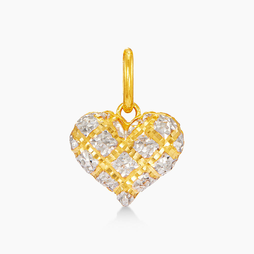916/22K Yellow and White Gold Pendant 6400005YWS