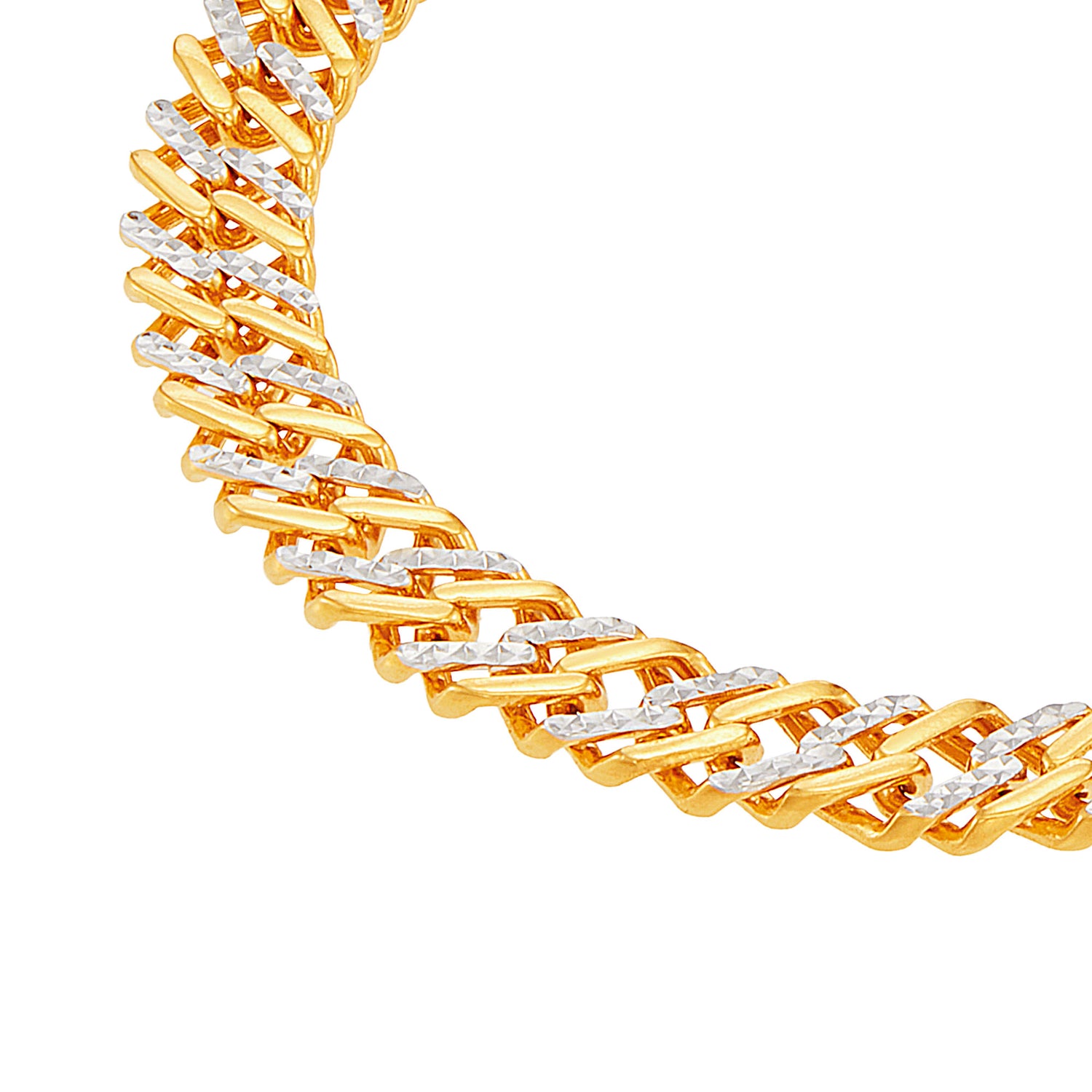 916/22K Yellow and White Gold Bracelet 6700002YWS