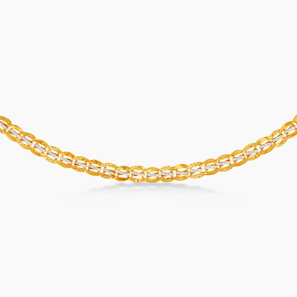916/22K Yellow and White Gold Bracelet 6700007YWS