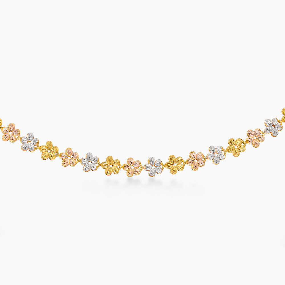 916/22K Yellow, White and Rose Gold Bracelet 6700093YWR1