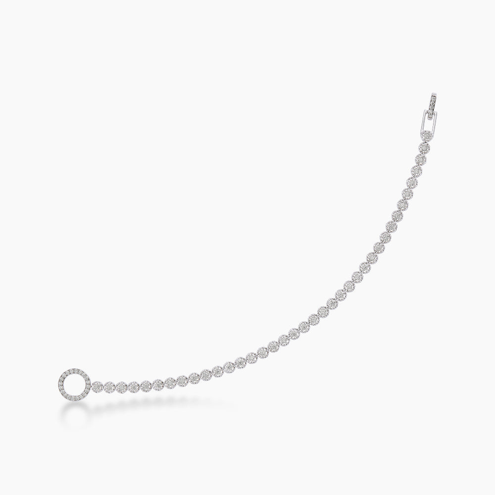Diamond Bracelet in 750/18K White Gold 682130225