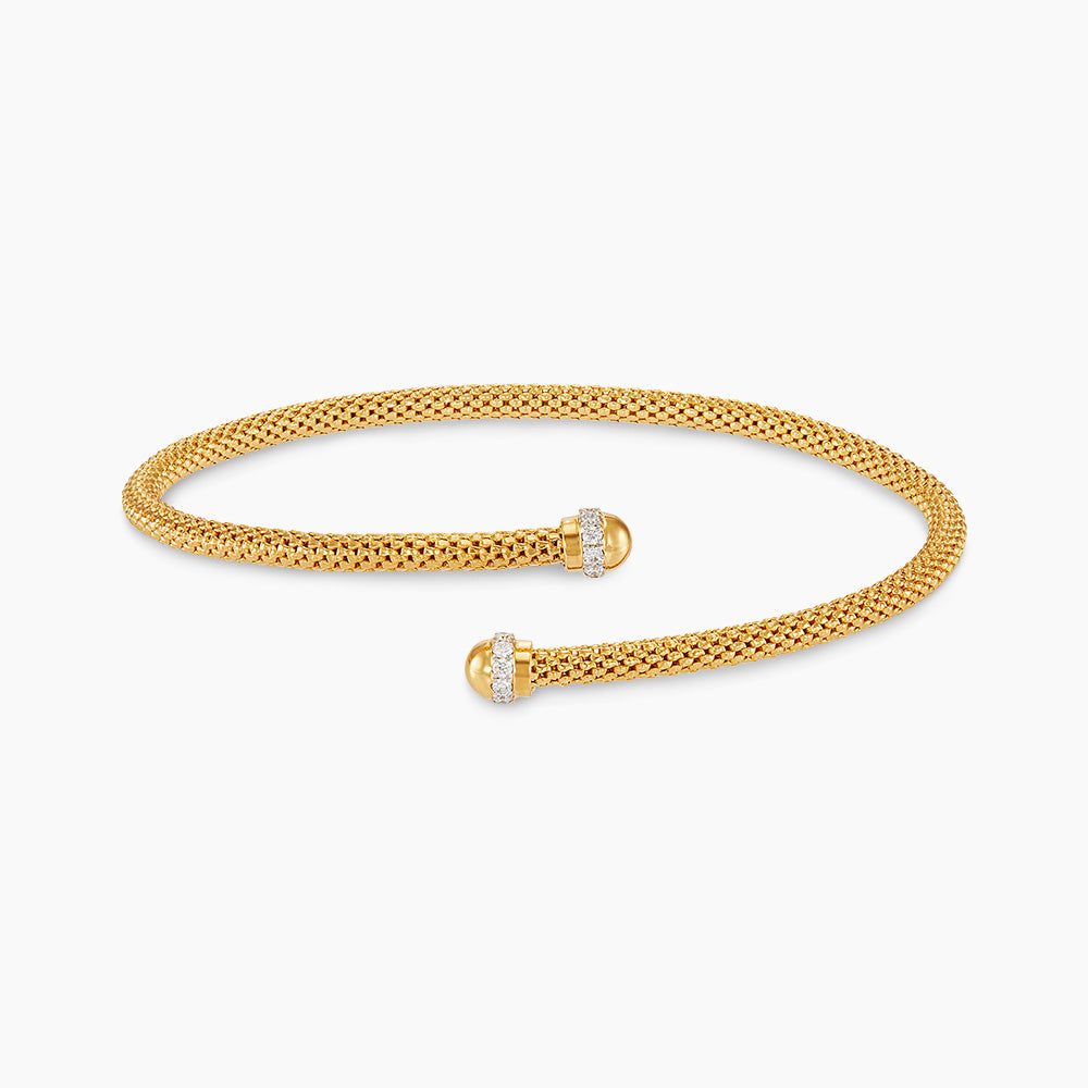 Diamond Bangle in 750/18K Yellow Gold 682690126
