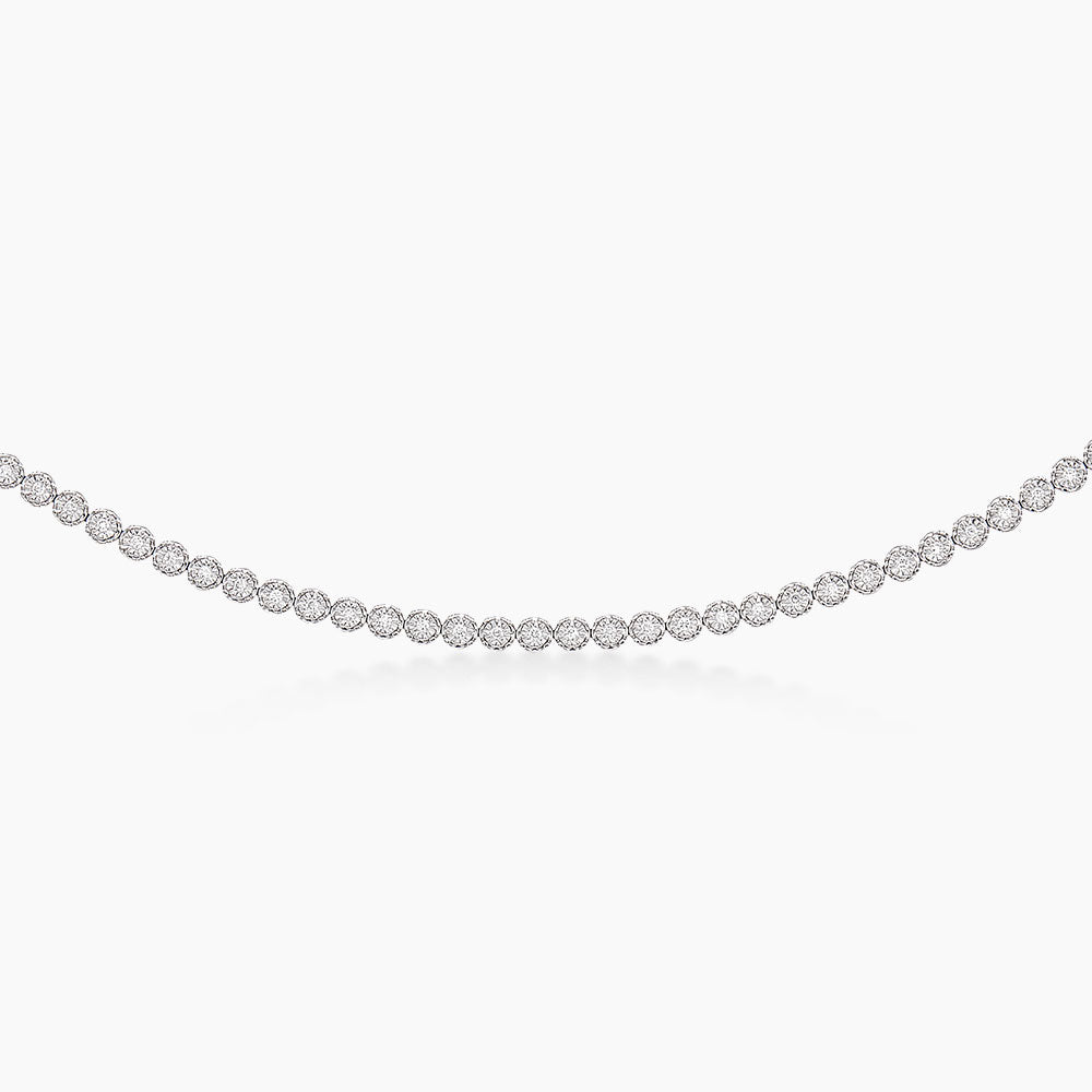 Diamond Bracelet in 750/18K White and Rose Gold 682730126