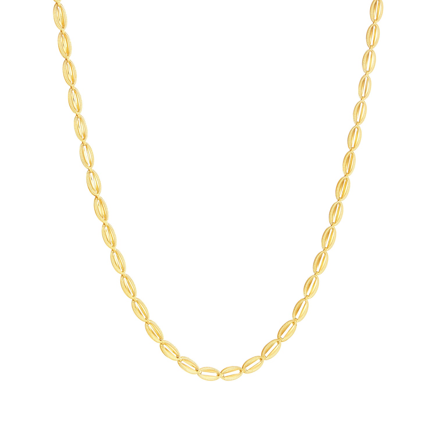 Oro Italia 916 Yellow Gold Necklace GC28761122 (22K Gold)