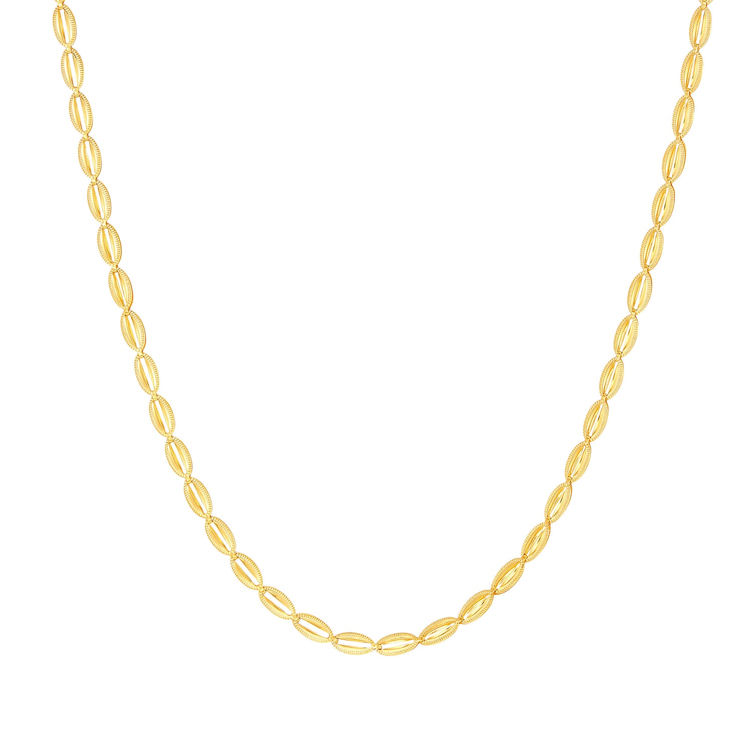 Oro Italia 916 Yellow Gold Necklace GC28761122 (22K Gold)