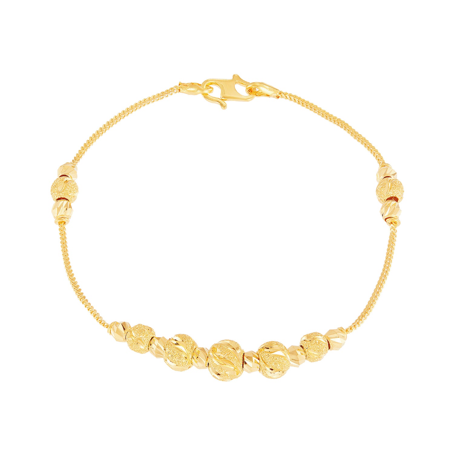 916 Yellow Gold Bracelet ACE020322(025)