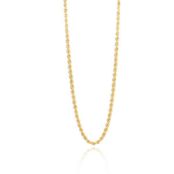 916/22K Yellow Gold Necklace GC004
