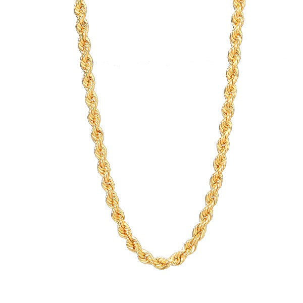 916/22K Yellow Gold Necklace GC004
