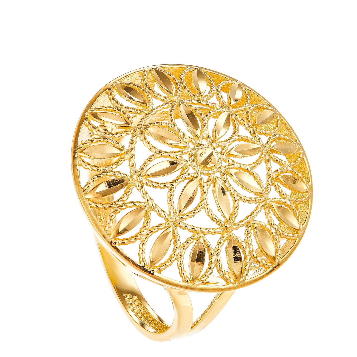 Oro Italia 916 Yellow Gold Ring GR44740121 (22K Gold)