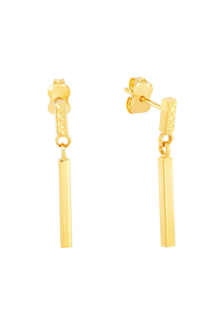 Oro Italia 916 Yellow Gold Earrings GE72620222 (22K Gold)