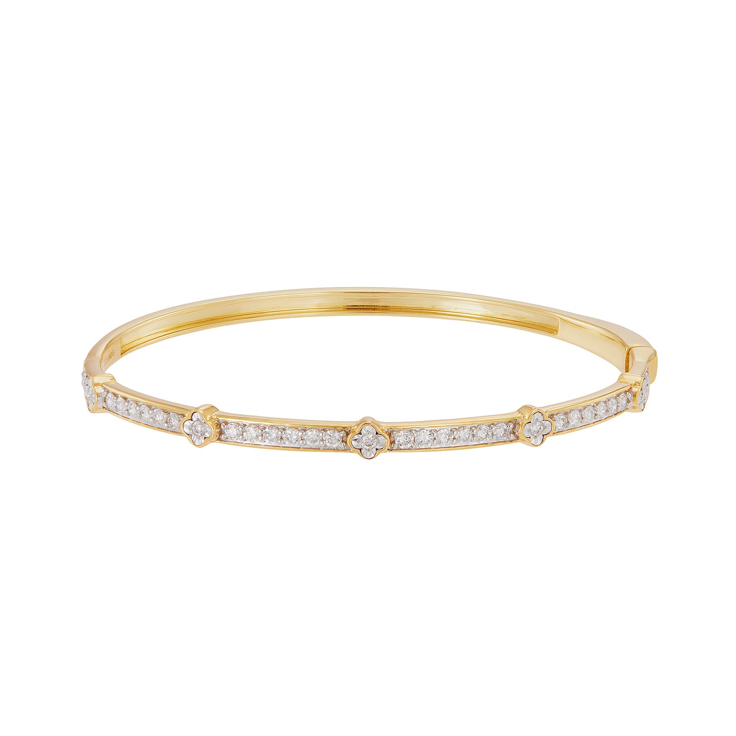 Diamond Bangle in 375/9K Yellow Gold 682750226