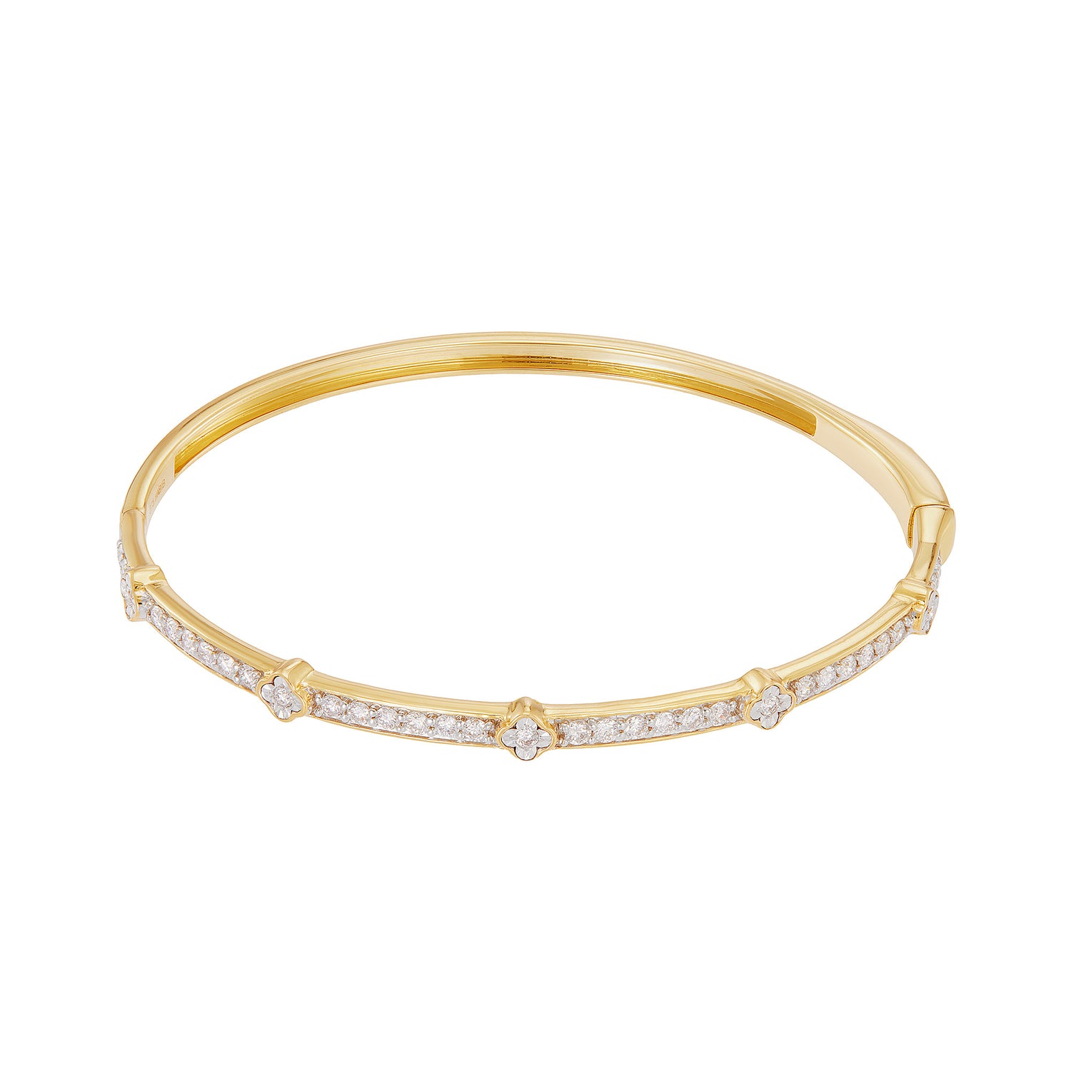 Diamond Bangle in 375/9K Yellow Gold 682750226