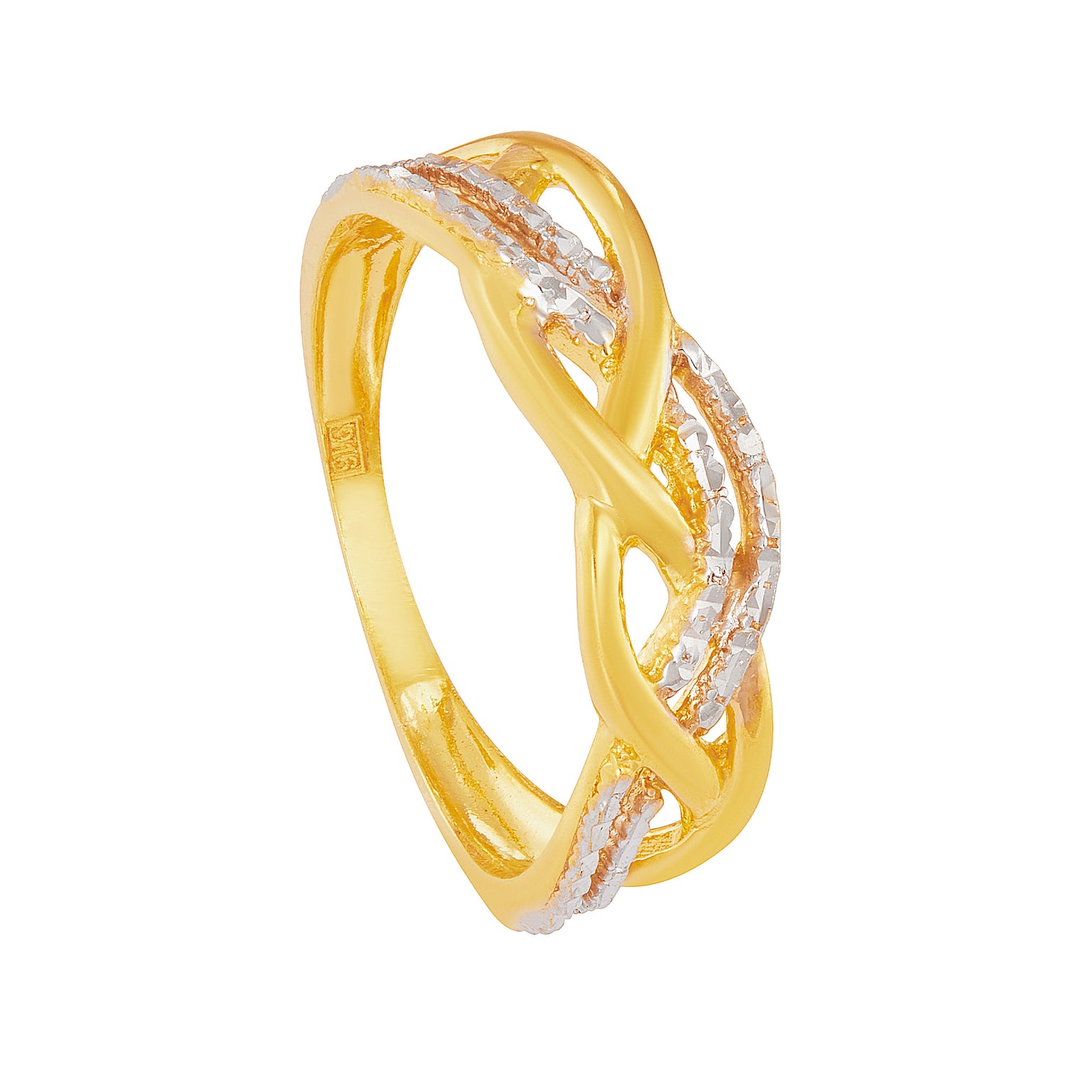 916/22K Yellow and White Gold Ring 6200064YW