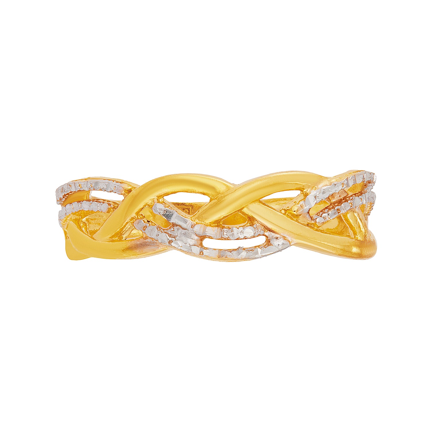 916/22K Yellow and White Gold Ring 6200064YW