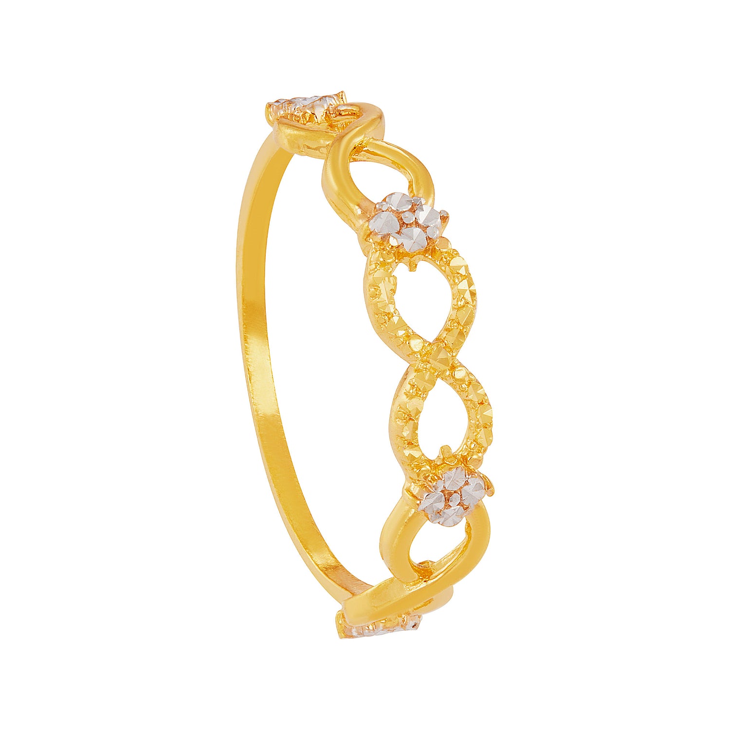916/22K Yellow and White Gold Ring 6200069YW