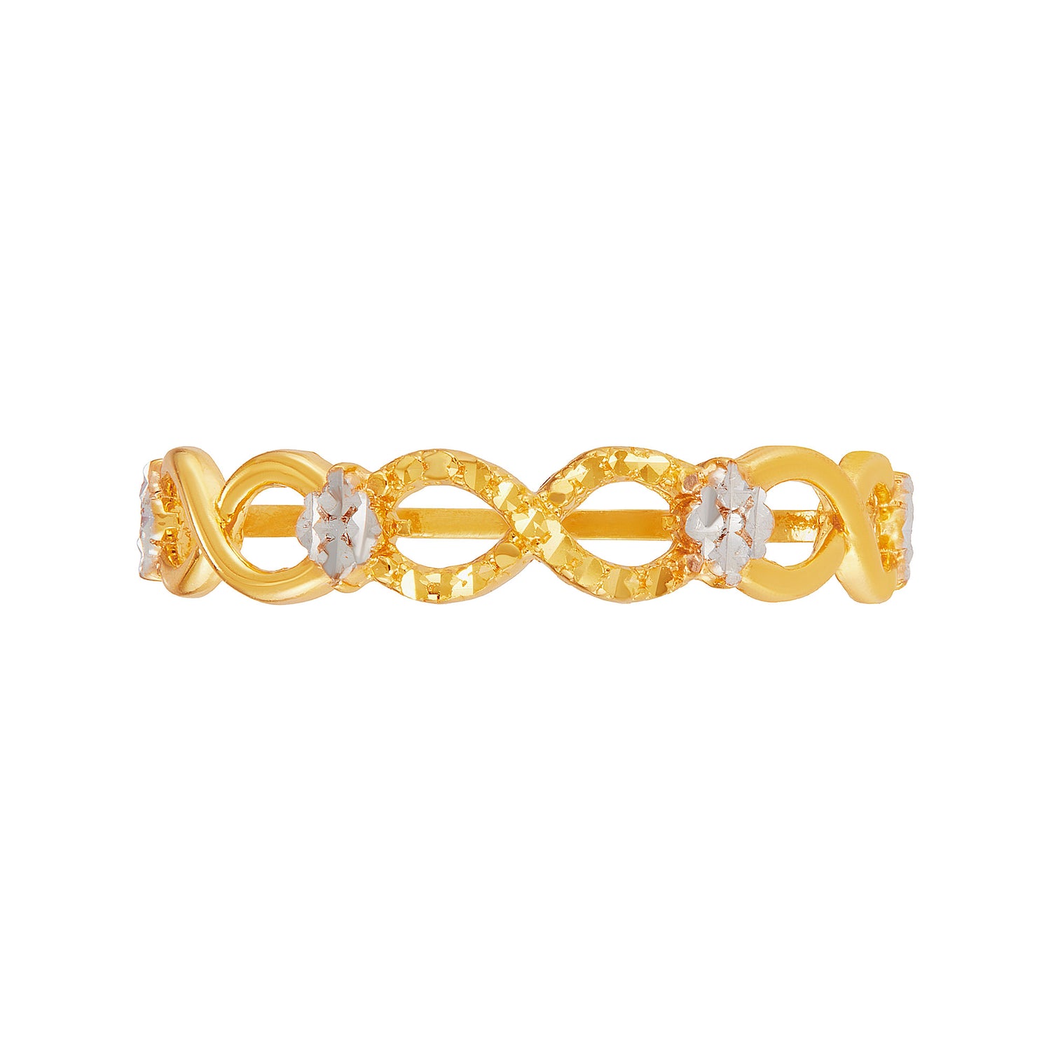 916/22K Yellow and White Gold Ring 6200069YW