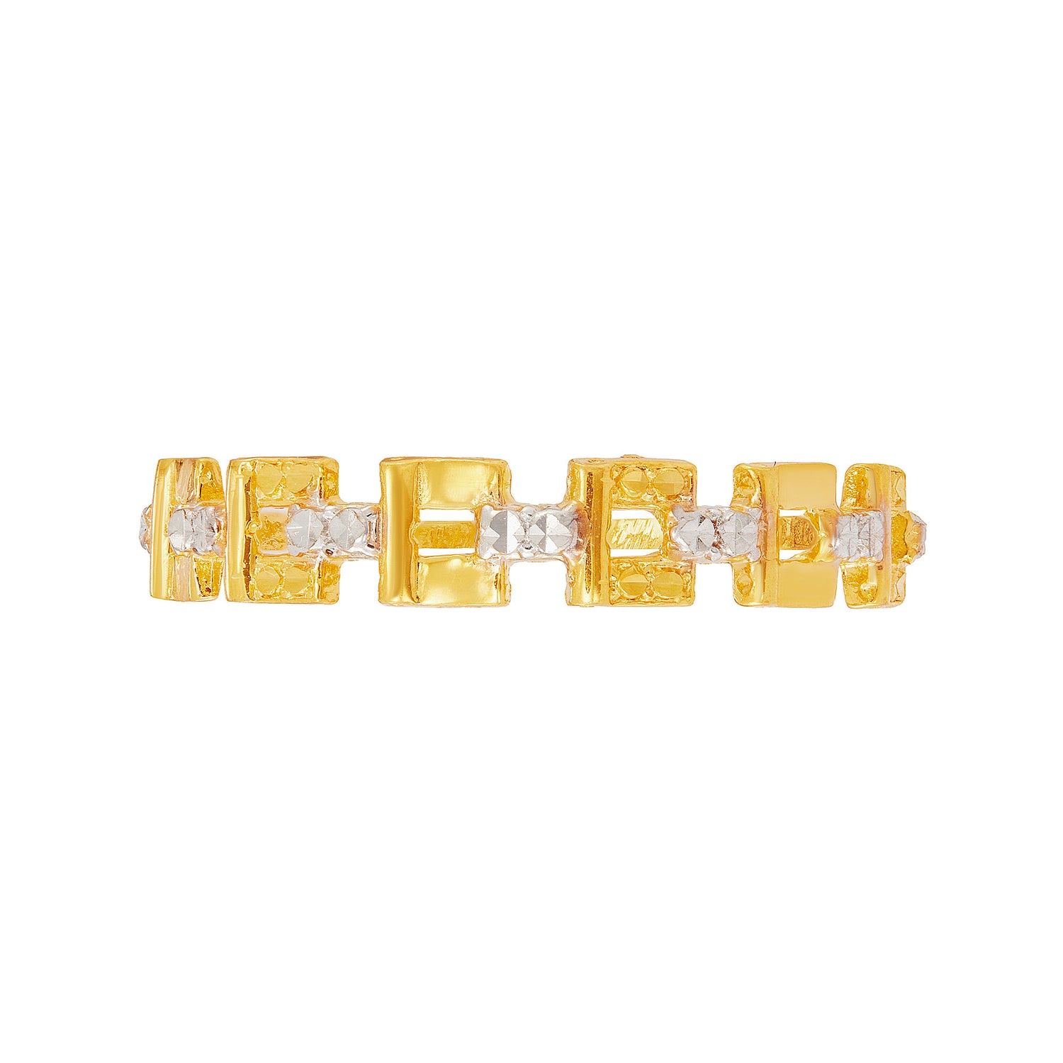 916/22K Yellow and White Gold Ring 6200055YW