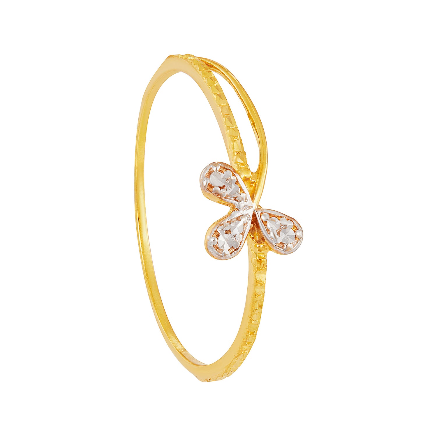 916/22K Yellow and White Gold Ring 6200077YW