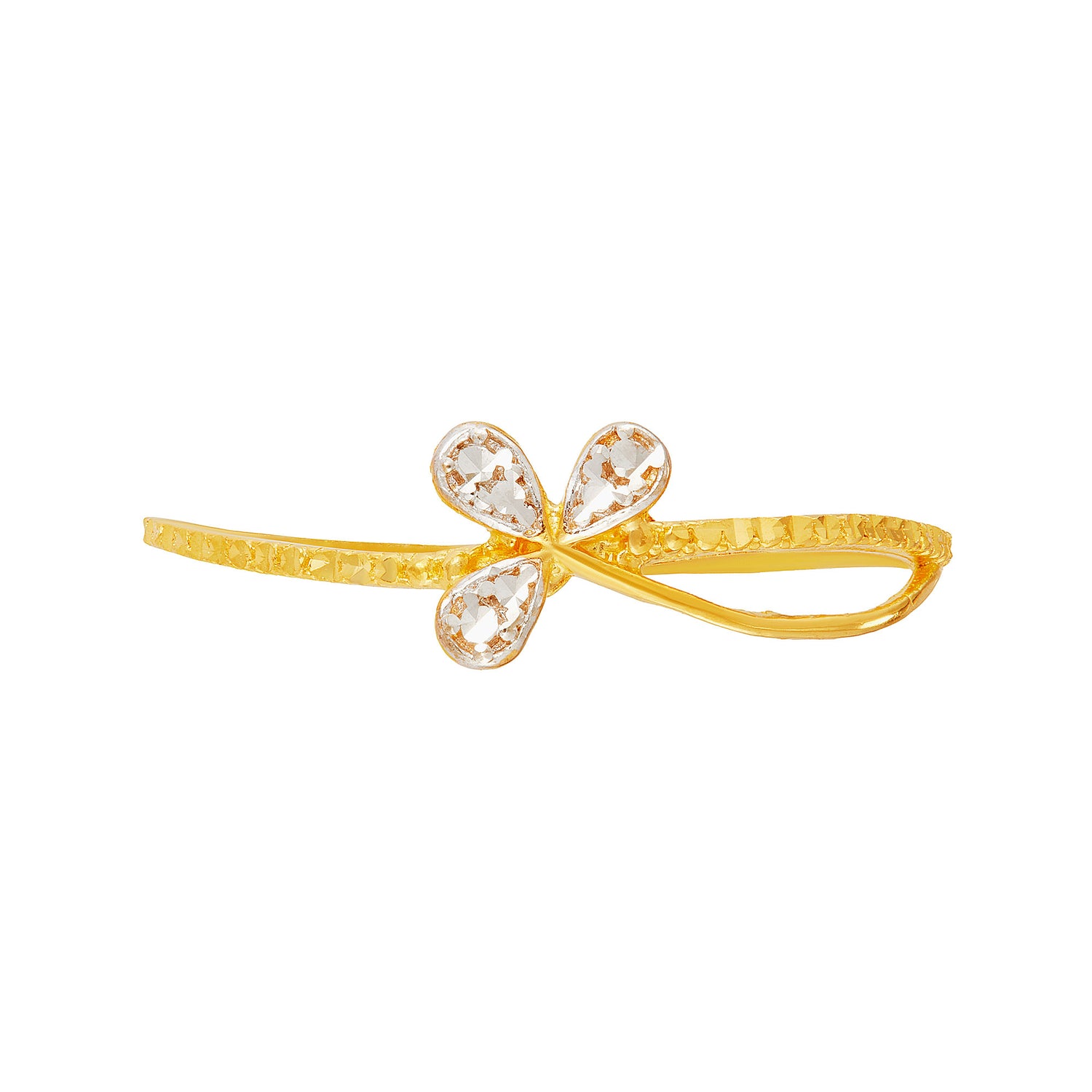 916/22K Yellow and White Gold Ring 6200077YW