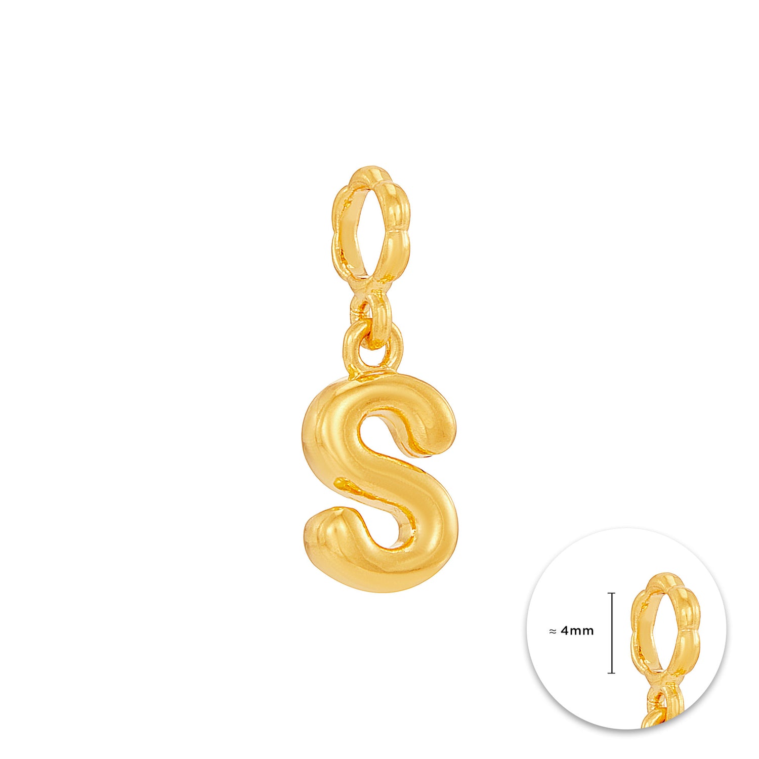 916/22K Yellow Gold Charm Alphabet 6800026YS