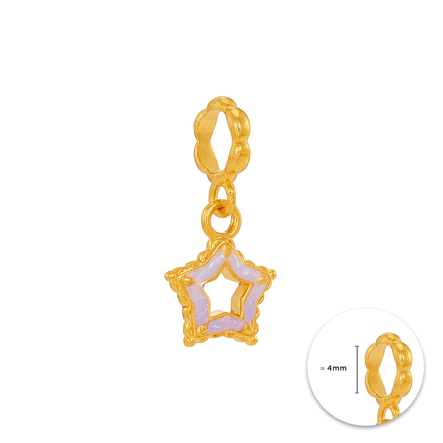 916/22K Yellow Gold Charm 6800064Y