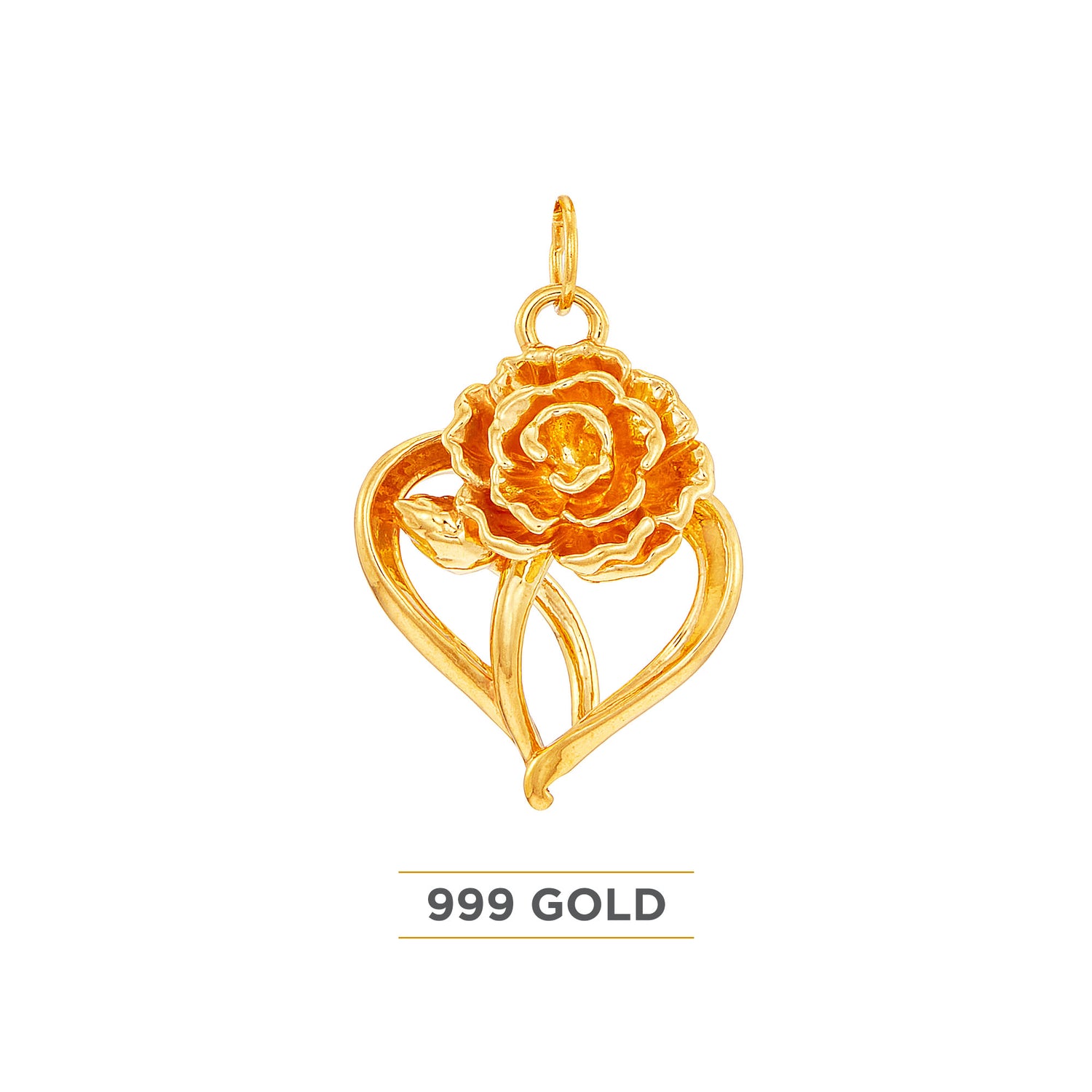 999/24K Yellow Gold Pendant WWGP1150824