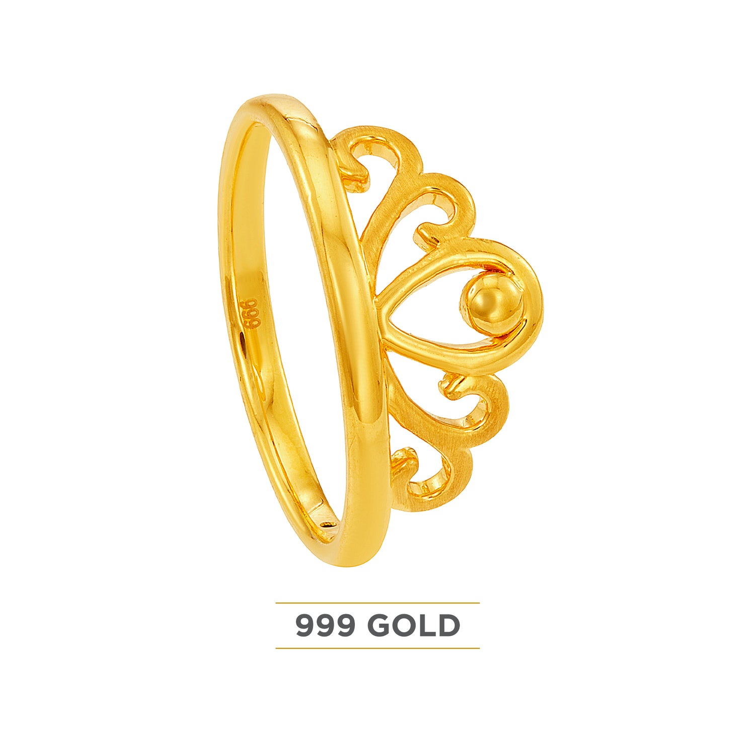 999/24K Yellow Gold Ring 9GR01170625