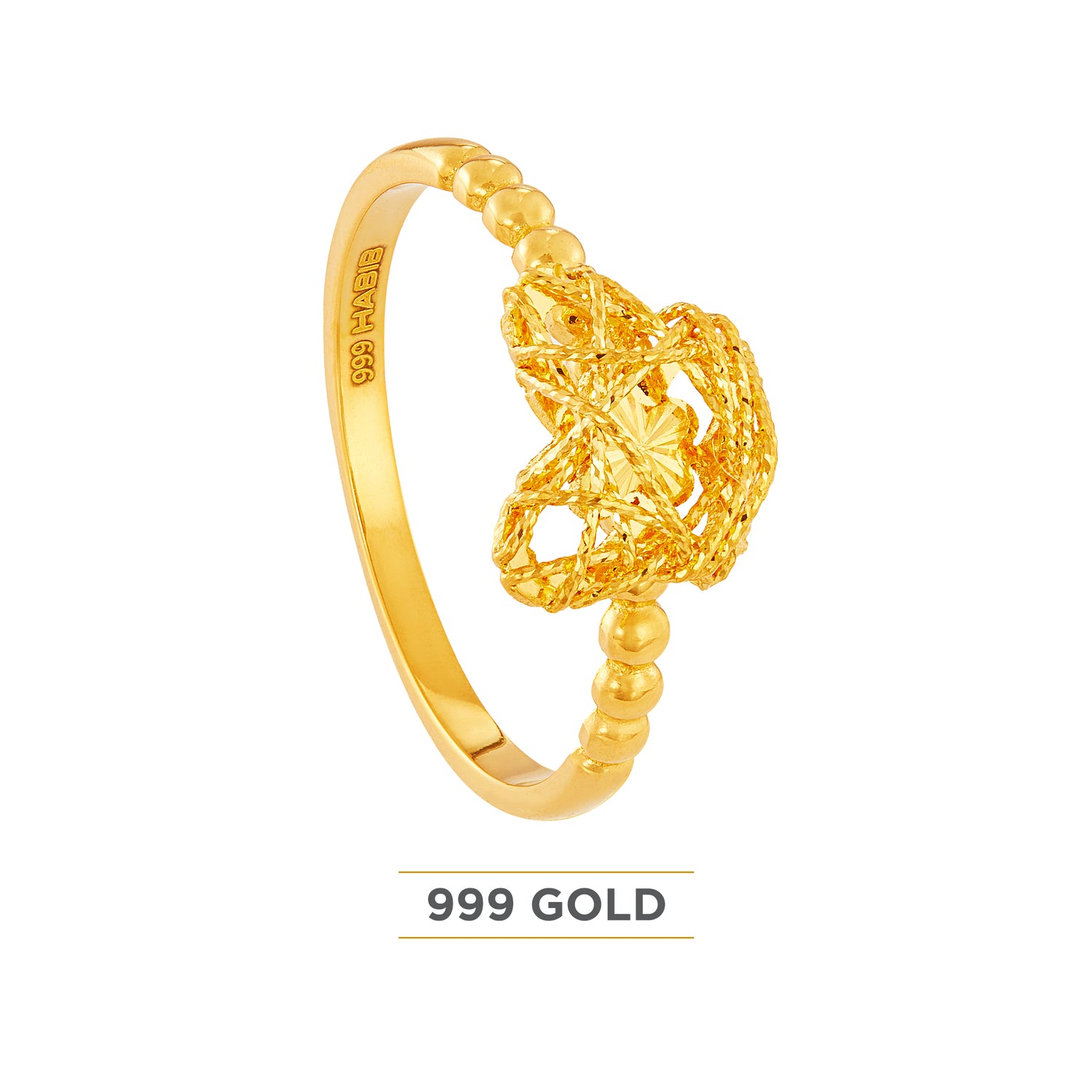999/24K Yellow Gold Ring 9GR01040525