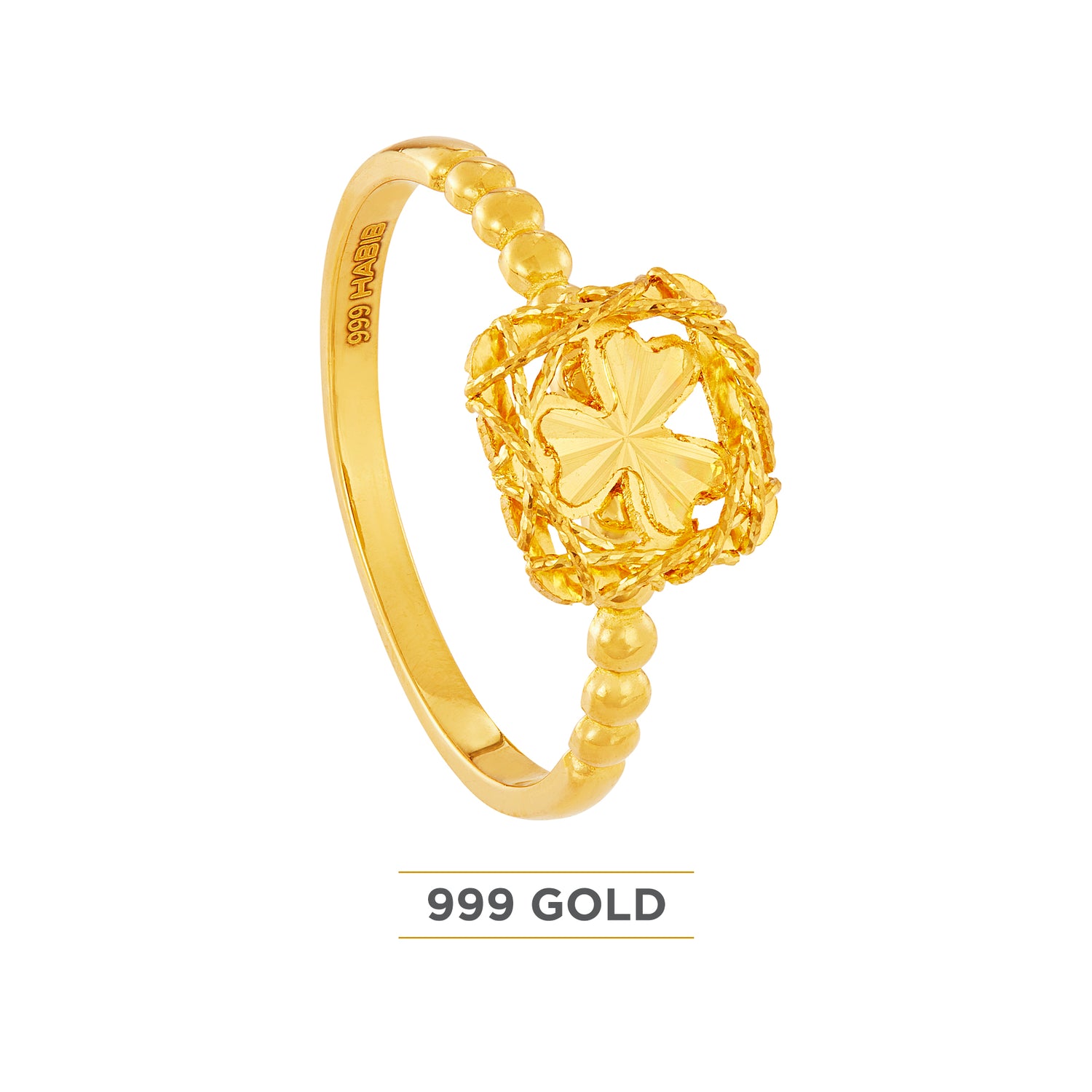 999/24K Yellow Gold Ring 9GR01010525