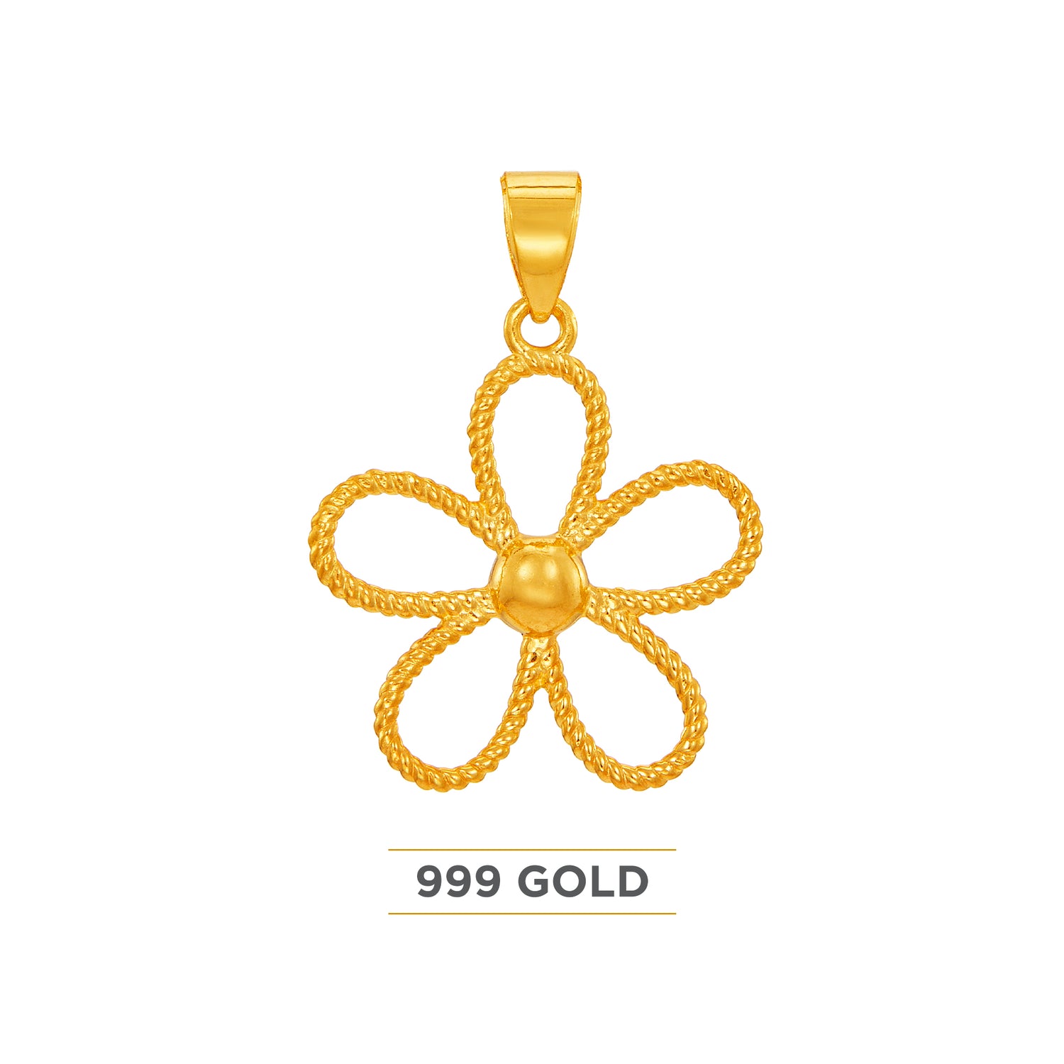 999/24K Yellow Gold Pendant 9GP00601224