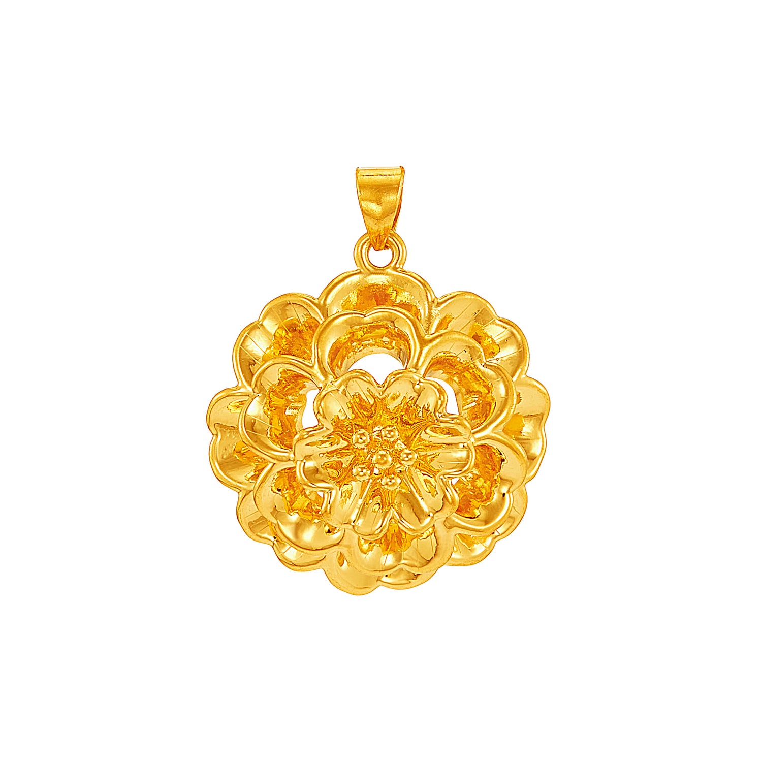 999/24K Yellow Gold Pendant WWGP1030425(A)