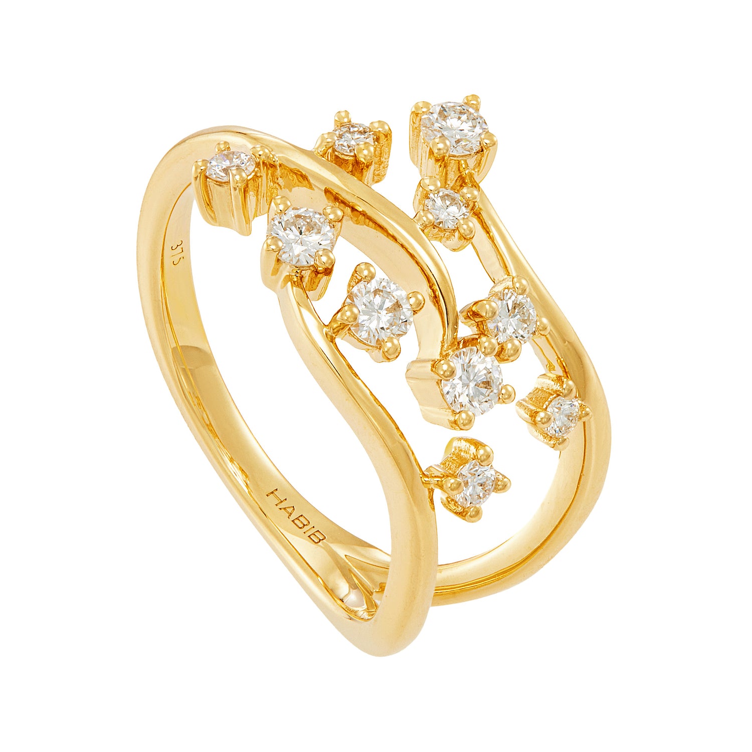 CHIC | Diamond Ring in 375/9K Yellow Gold 271960125