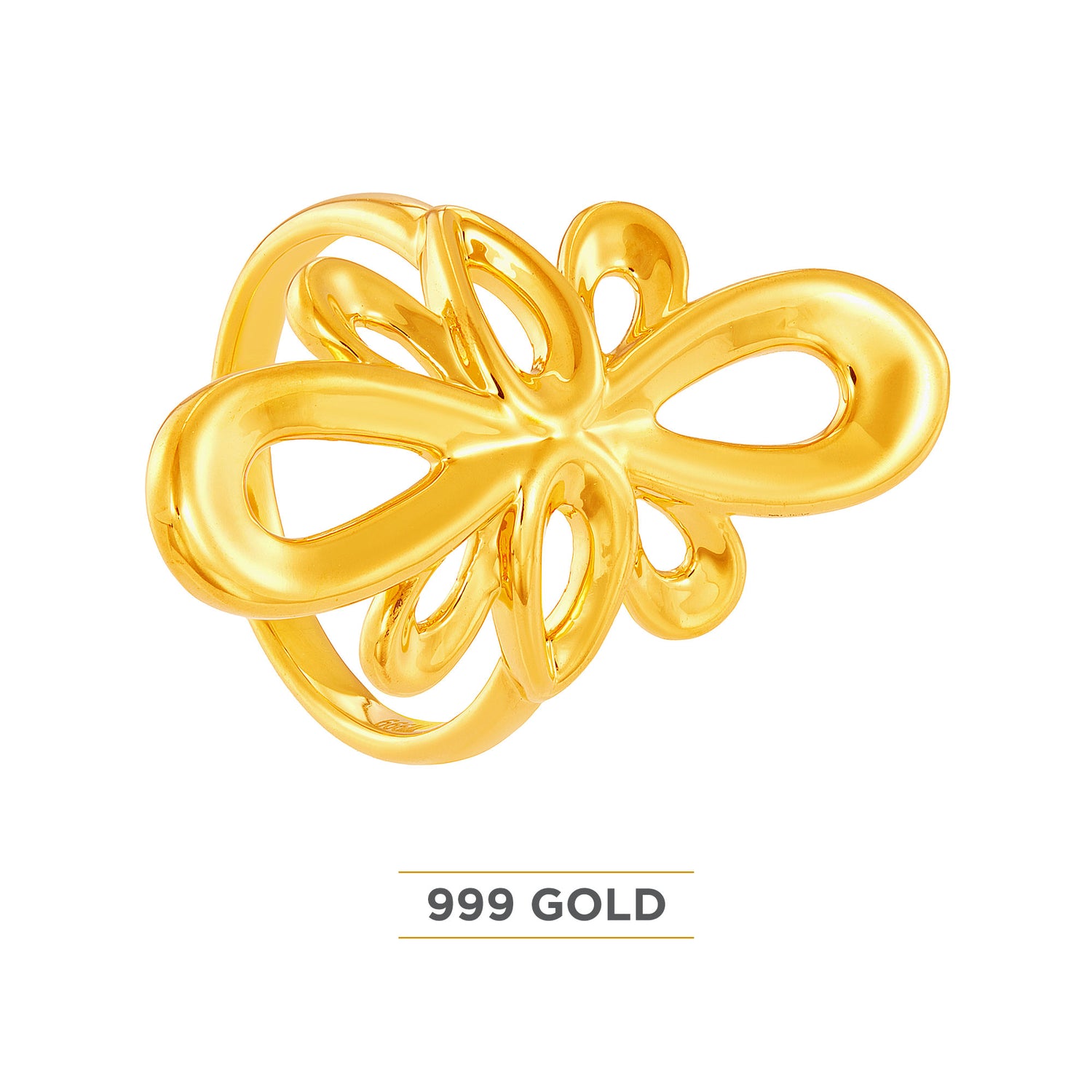 999/24K Yellow Gold Ring 9GR01340825