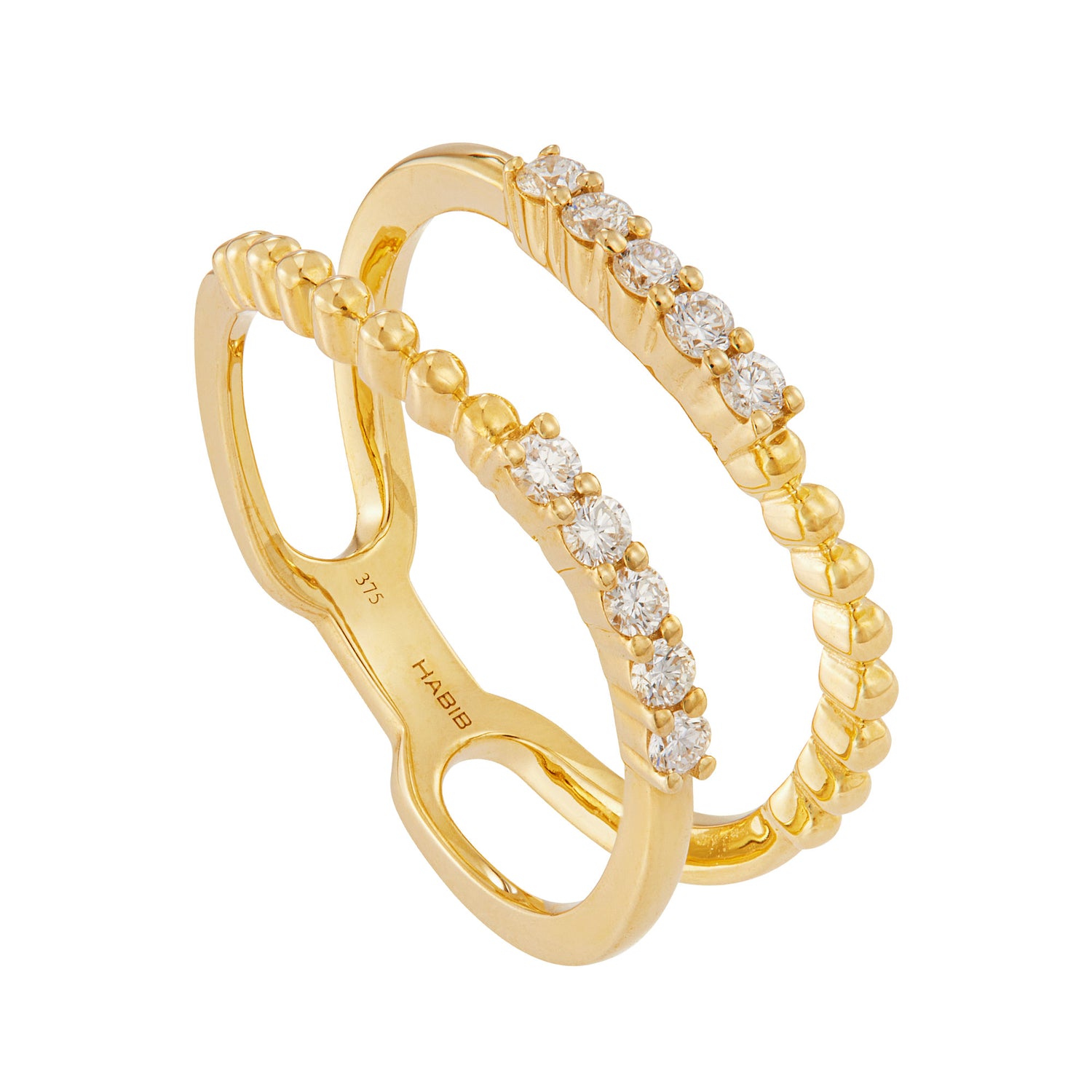 CHIC | Diamond Ring in 375/9K Yellow Gold 273340625