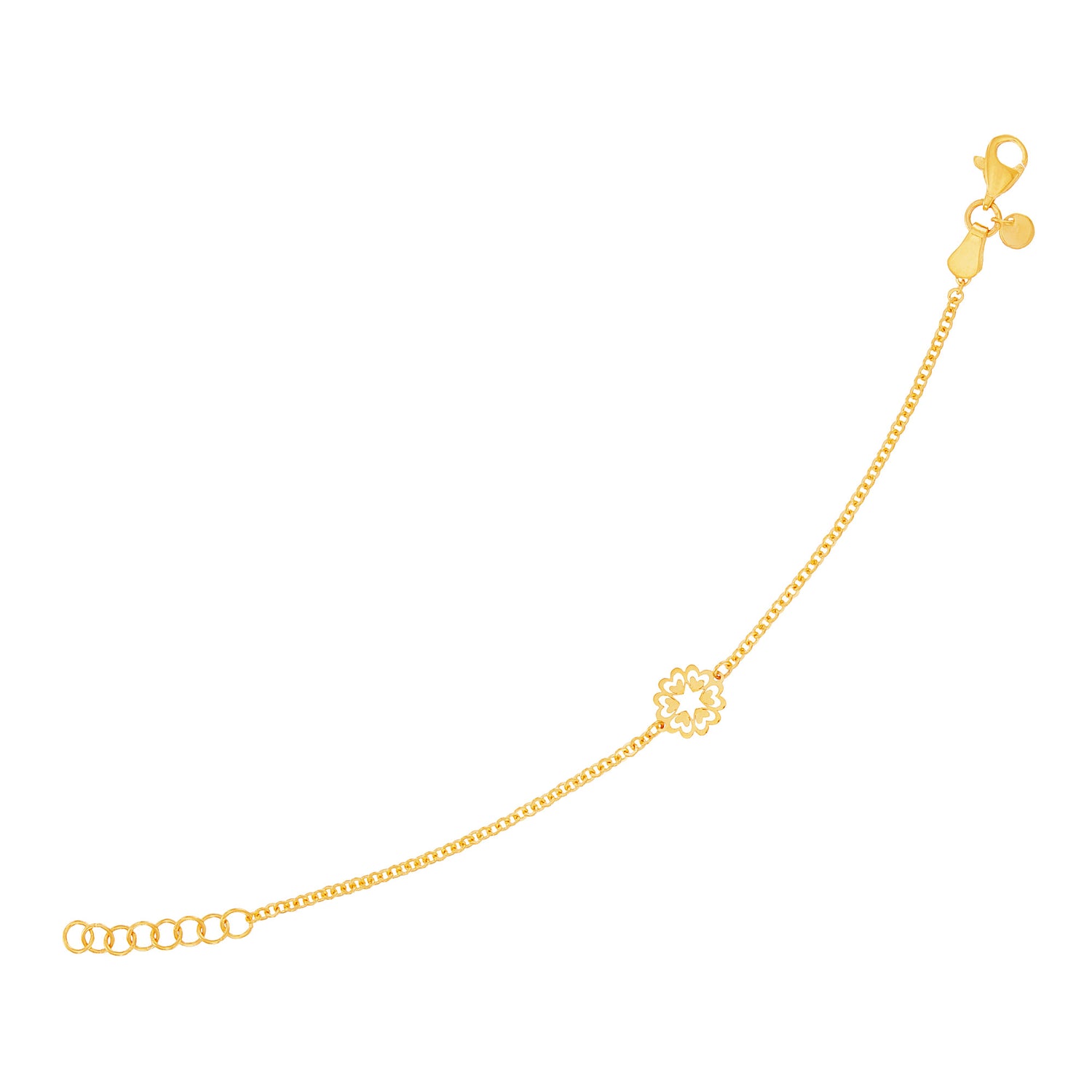 Oro Italia 916 Yellow Gold Bracelet (for baby) GW50540824(BBY) (22K Gold)