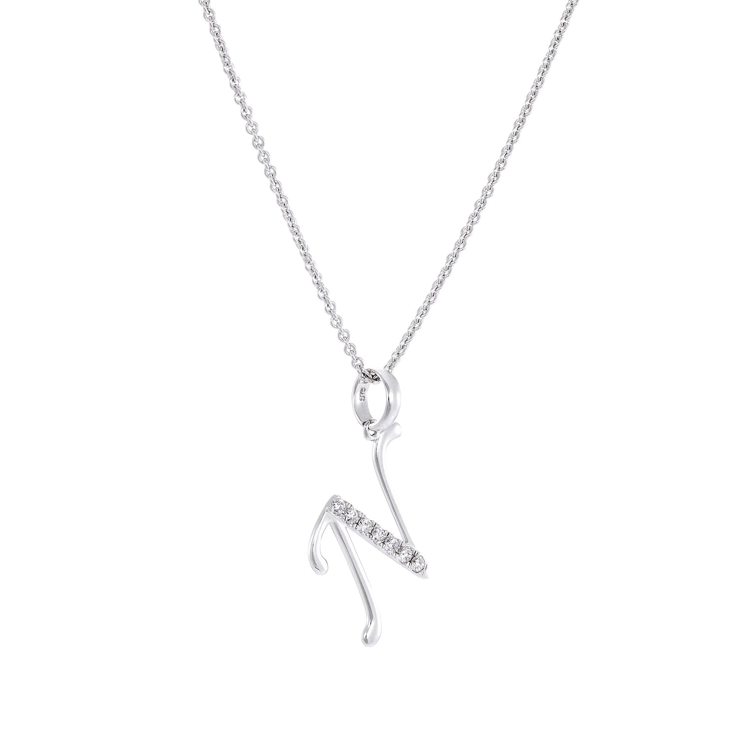 Diamond Necklace in 375/9K White Gold 560211023(N)-WG