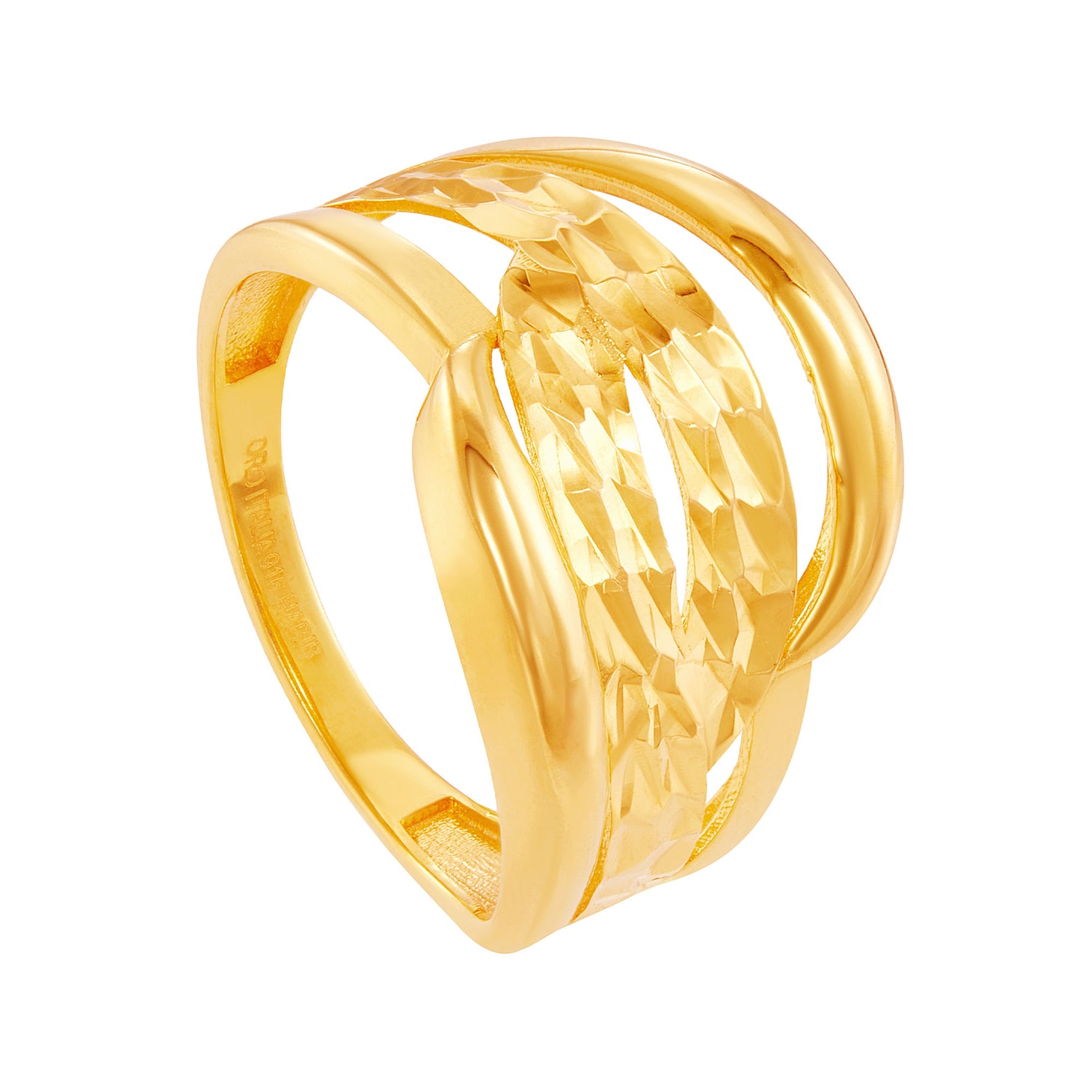 Oro Italia 916 Yellow Gold Ring GR53890124 (22K Gold)