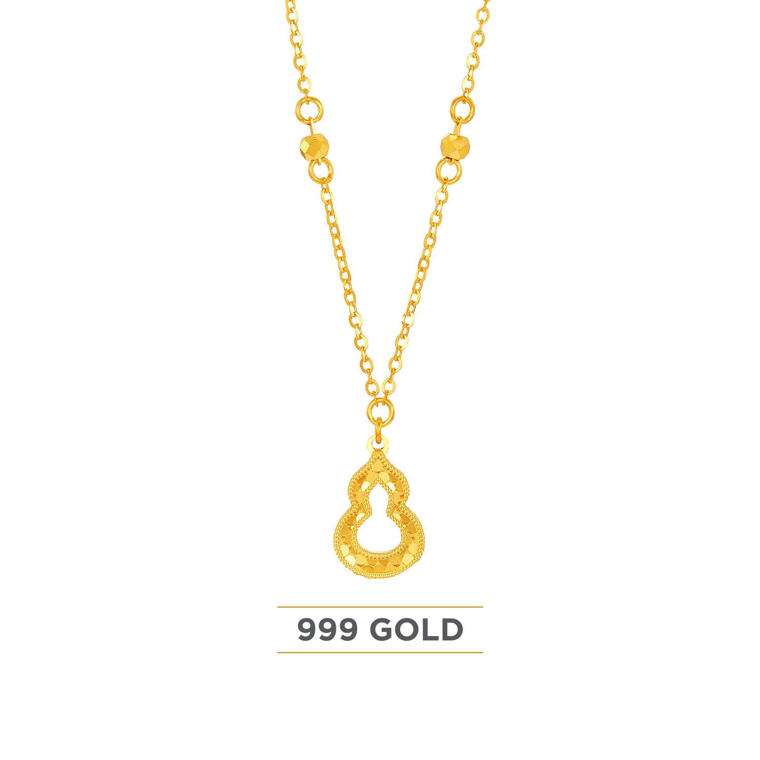 999/24K Yellow Gold Necklace 9GC00021024