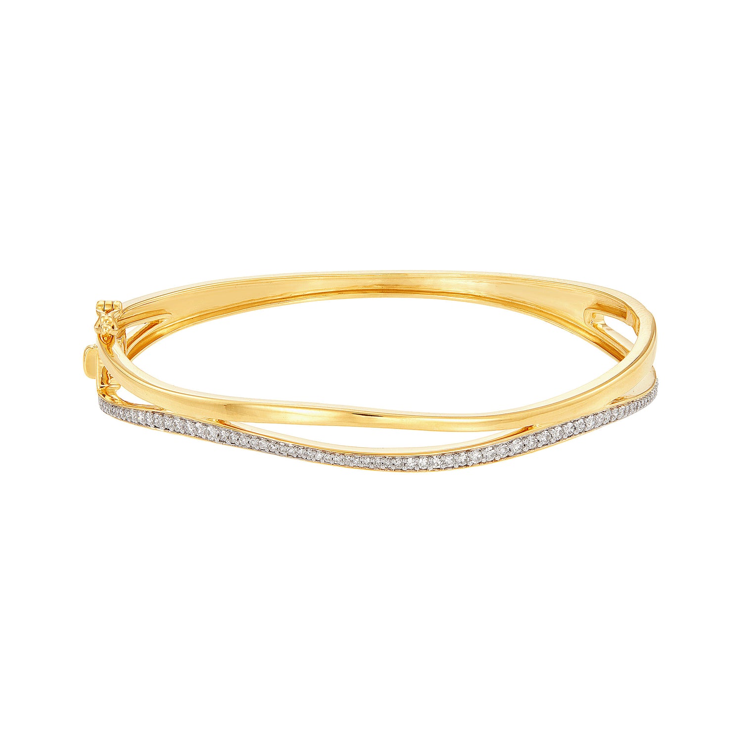 Diamond Bangle in 375/9K Yellow Gold 682310525(YG)
