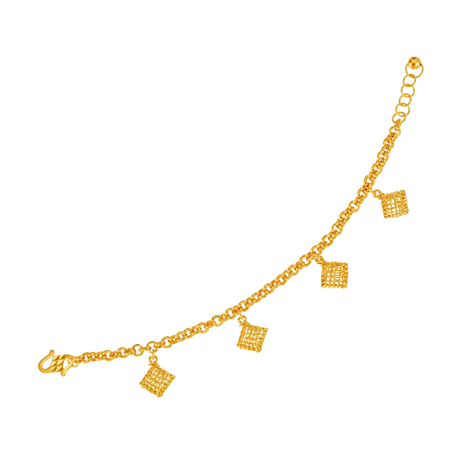 916/22K Yellow Gold Bracelet TWSK-011224 (for baby)