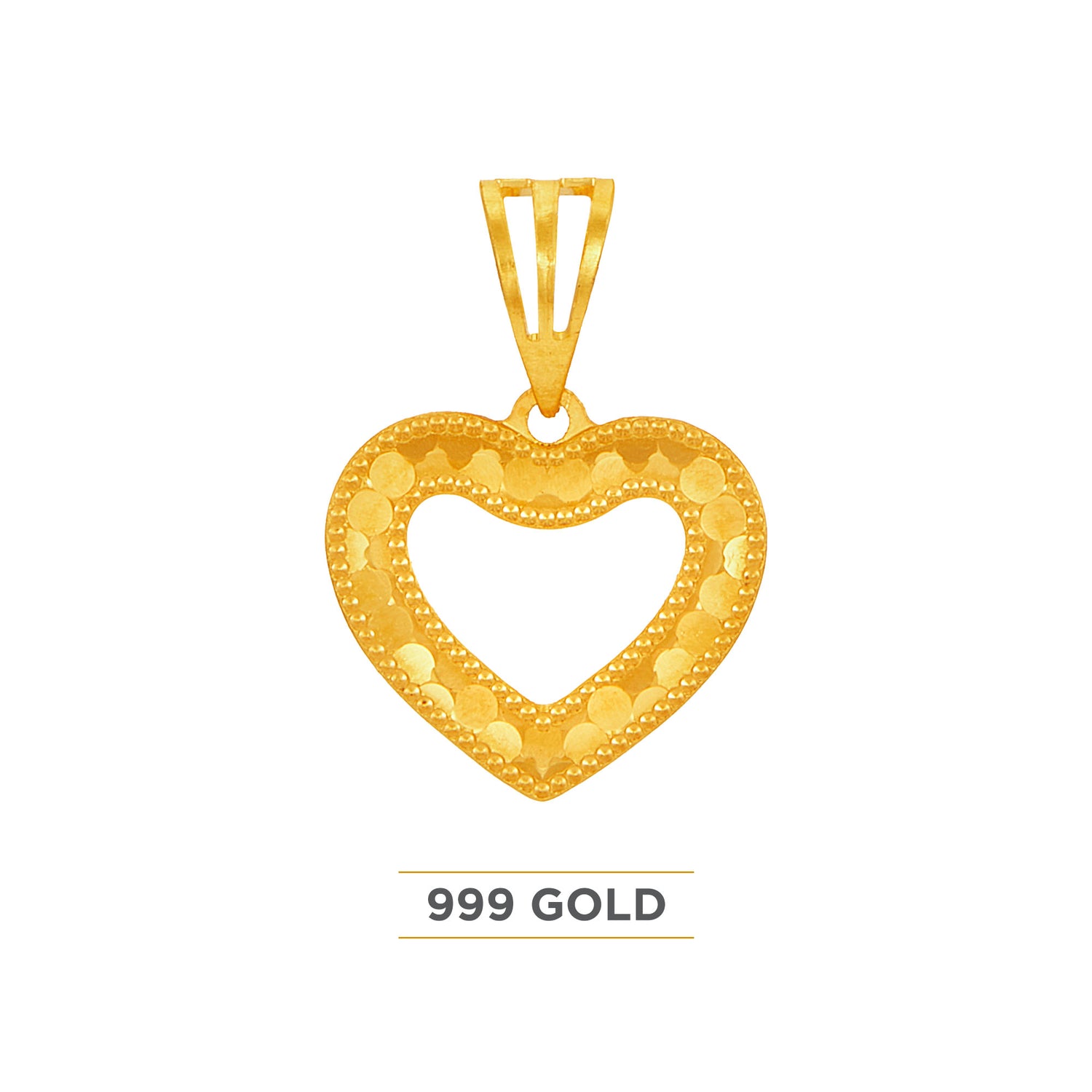 999/24K Yellow Gold Pendant 9GP00331124