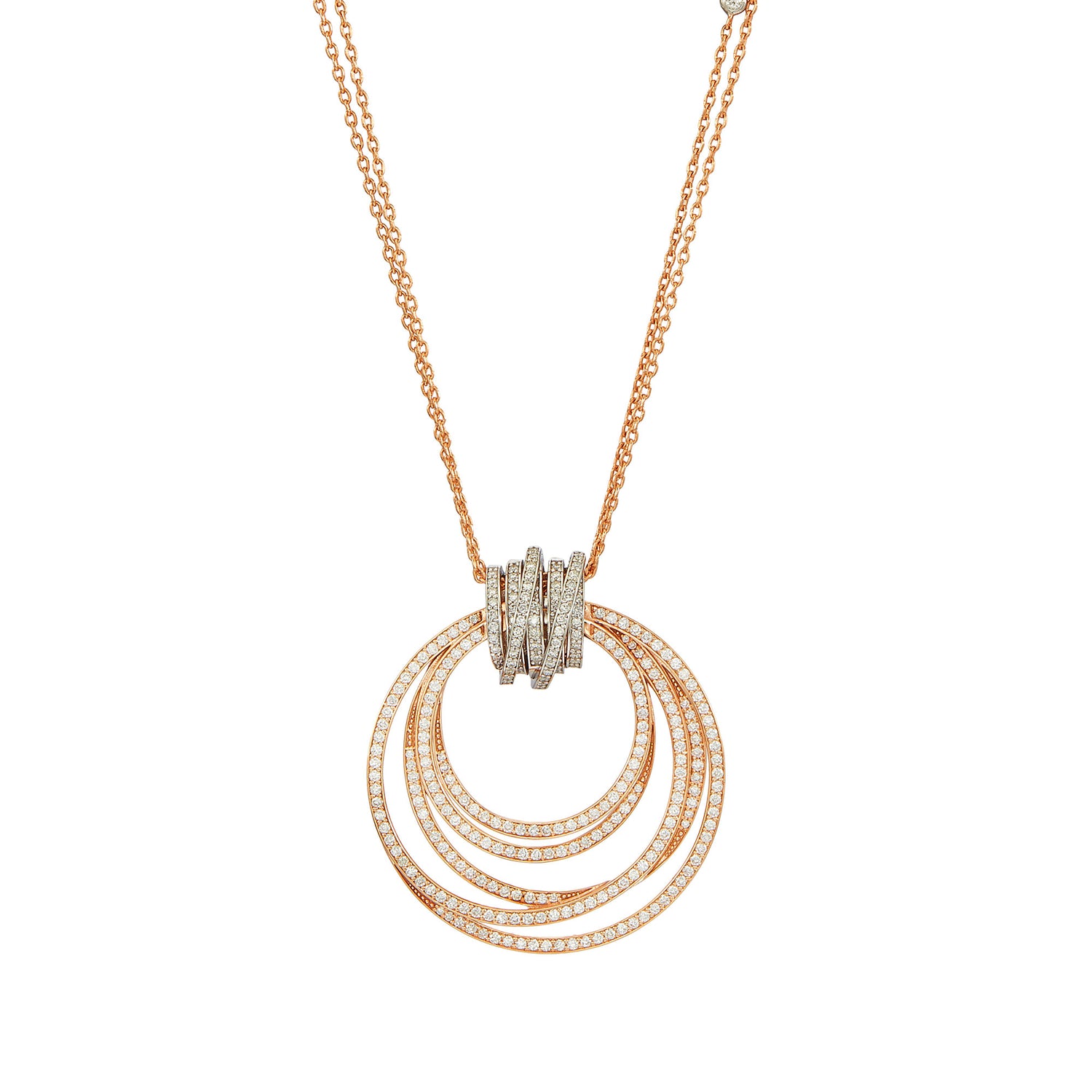 Diamond Necklace in 750/18K Yellow and White Gold 561091124