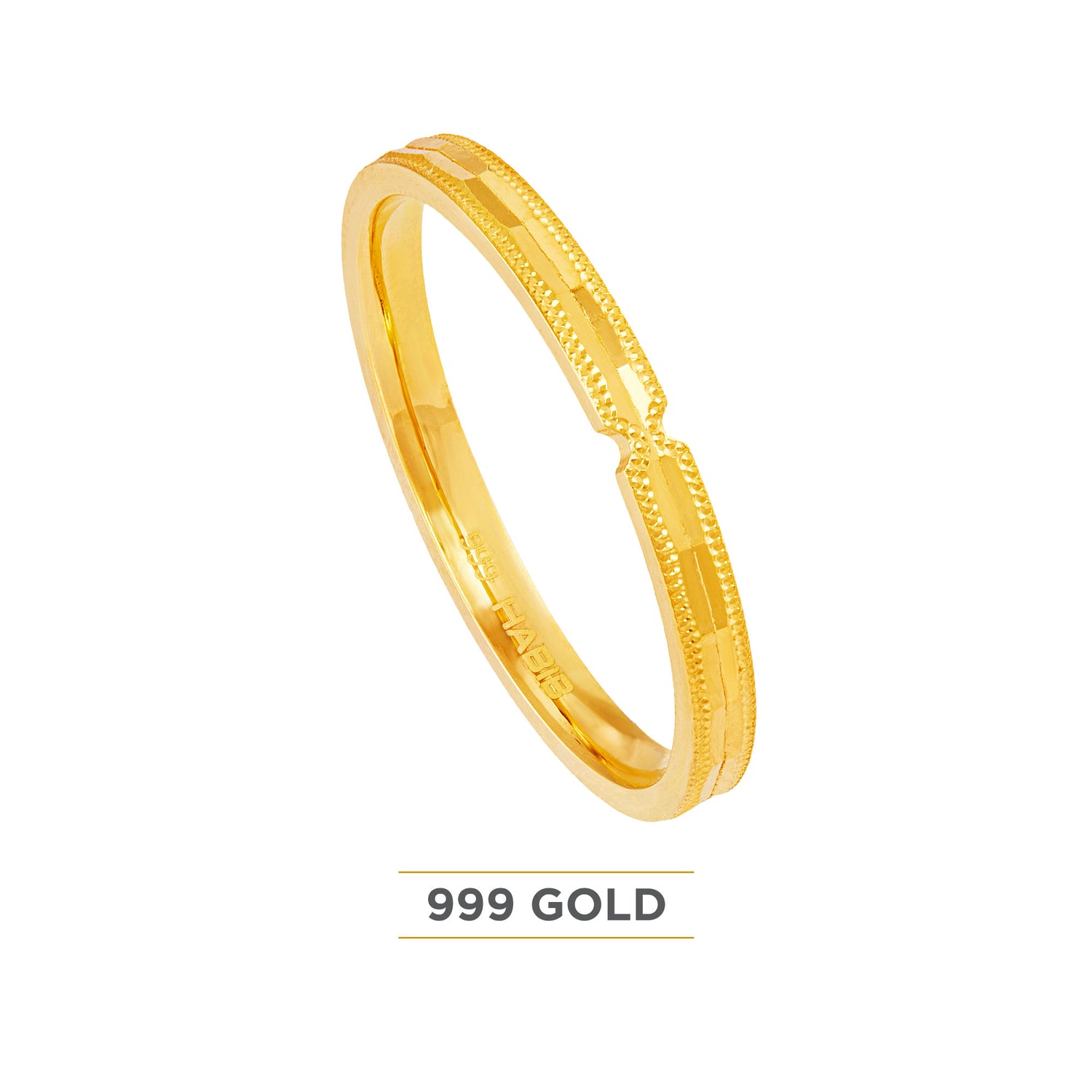 999/24K Yellow Gold Ring 9GR00401224(B)