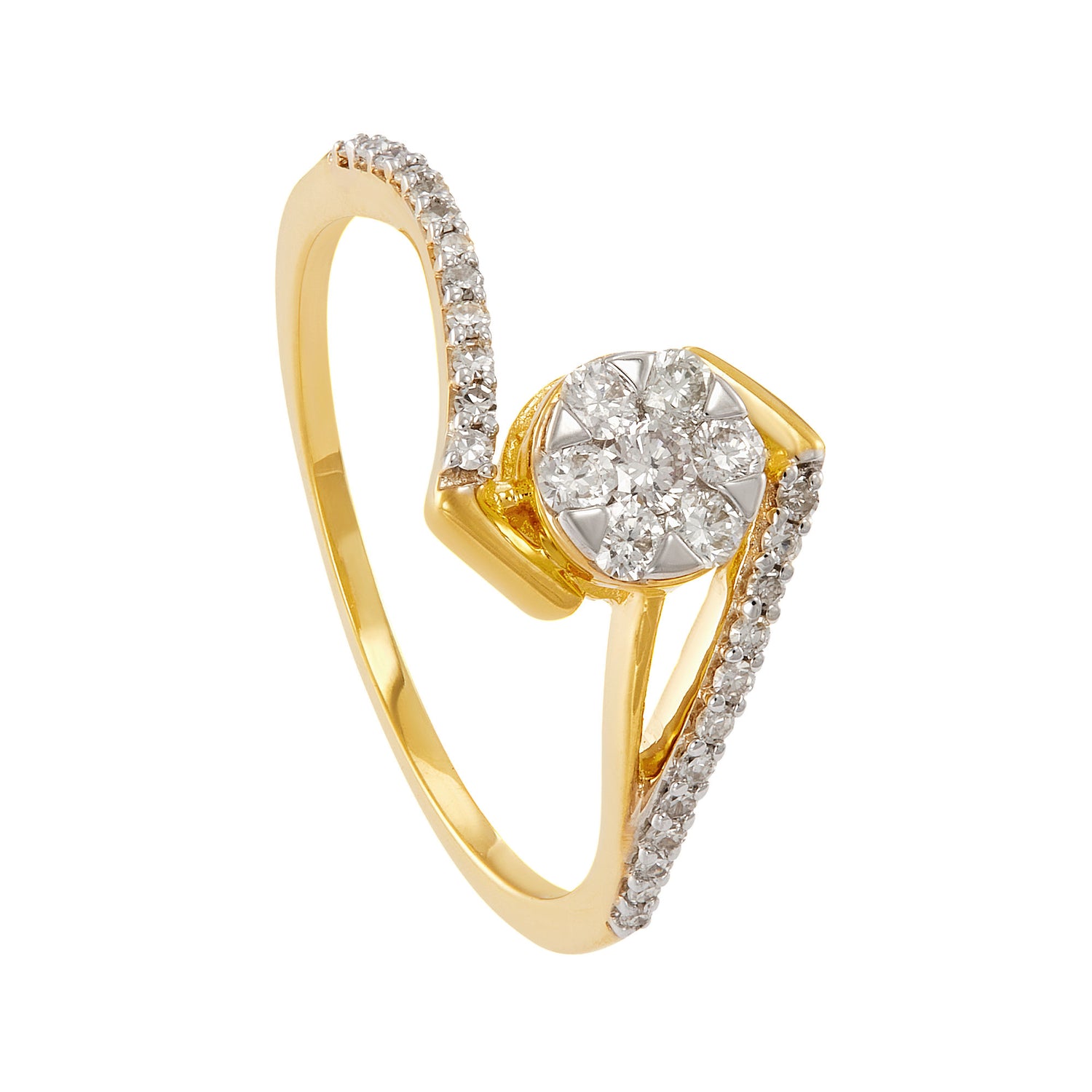 Diamond Ring in 375/9K Yellow Gold 271551224