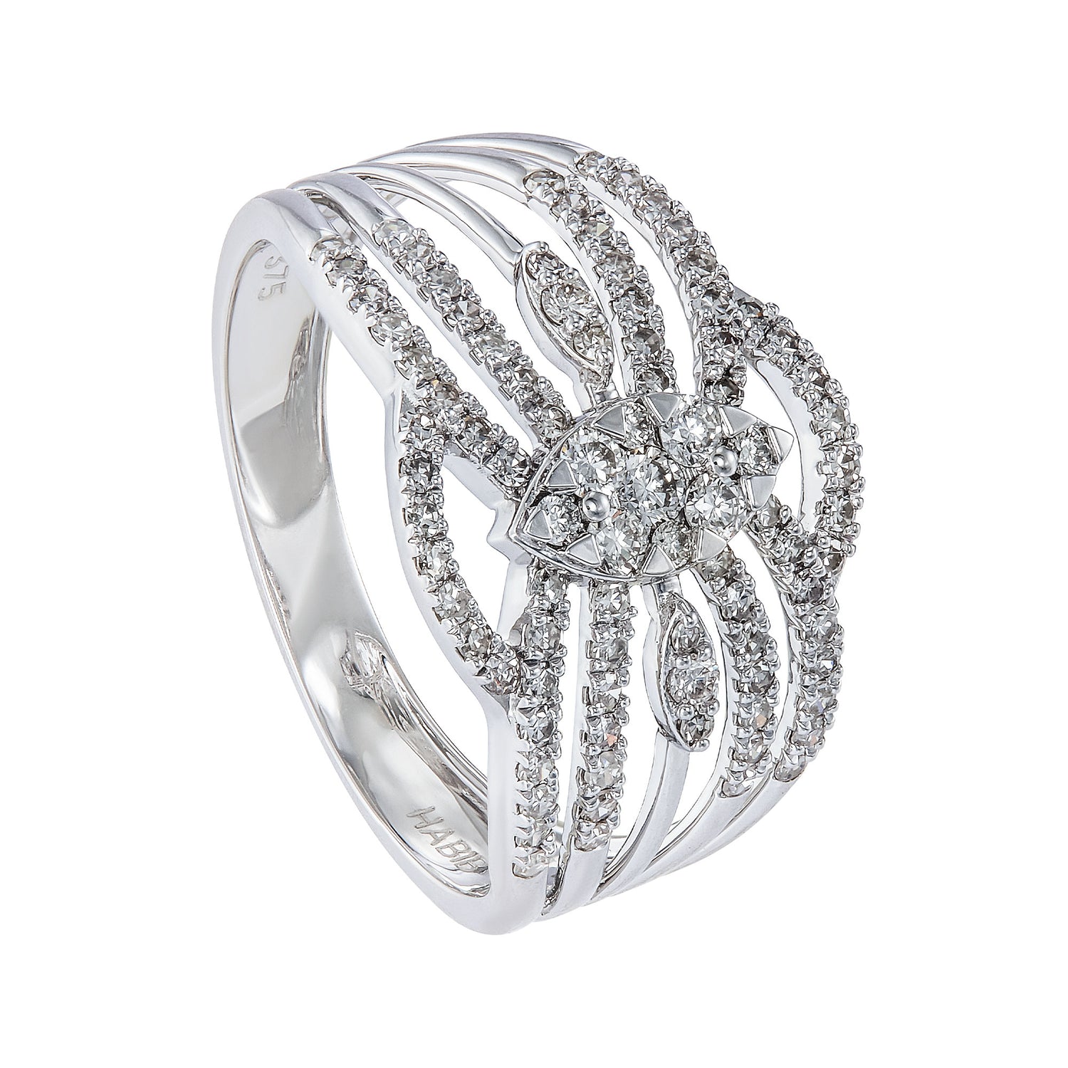 Diamond Ring in 375/9K White Gold 271121224